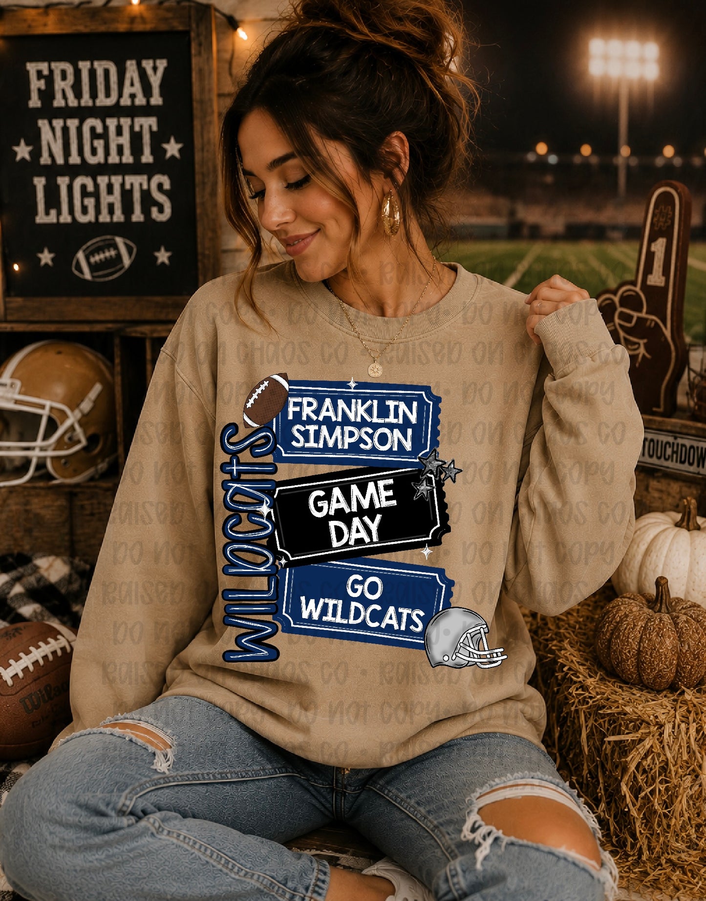 School Game Ticket Wildcats - Digital Download