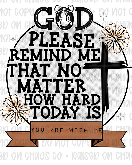 God Please Remind Me Faith Digital Download