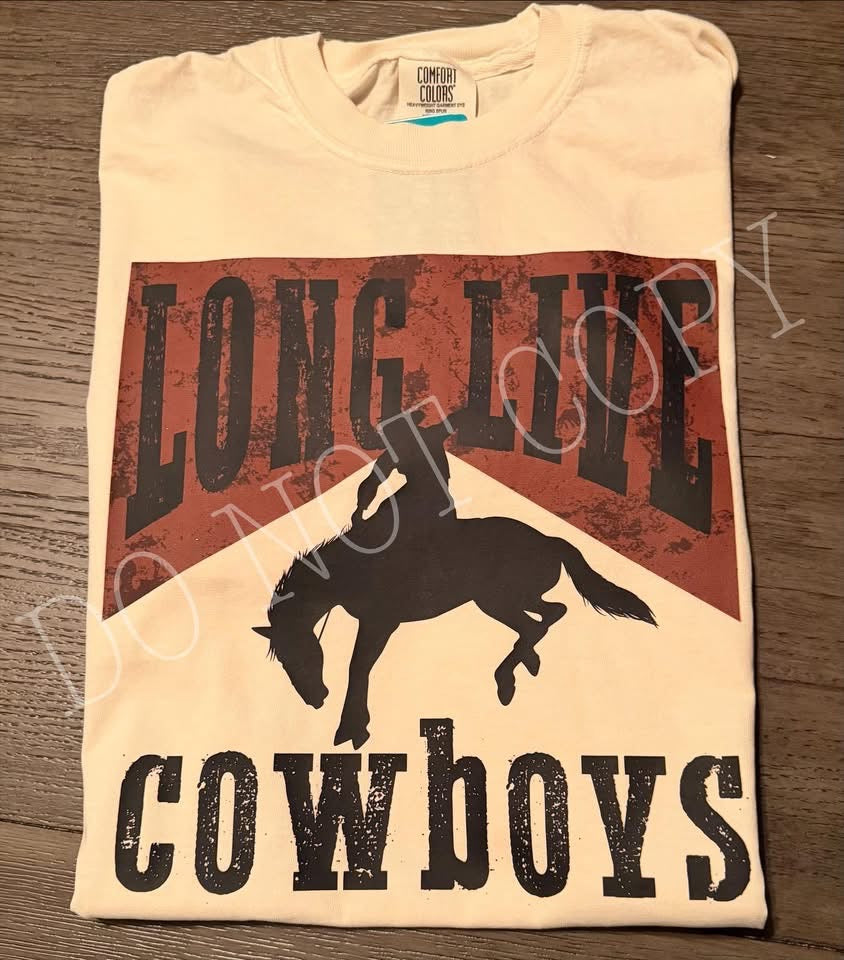 Long Live Cowboys Adult Tee