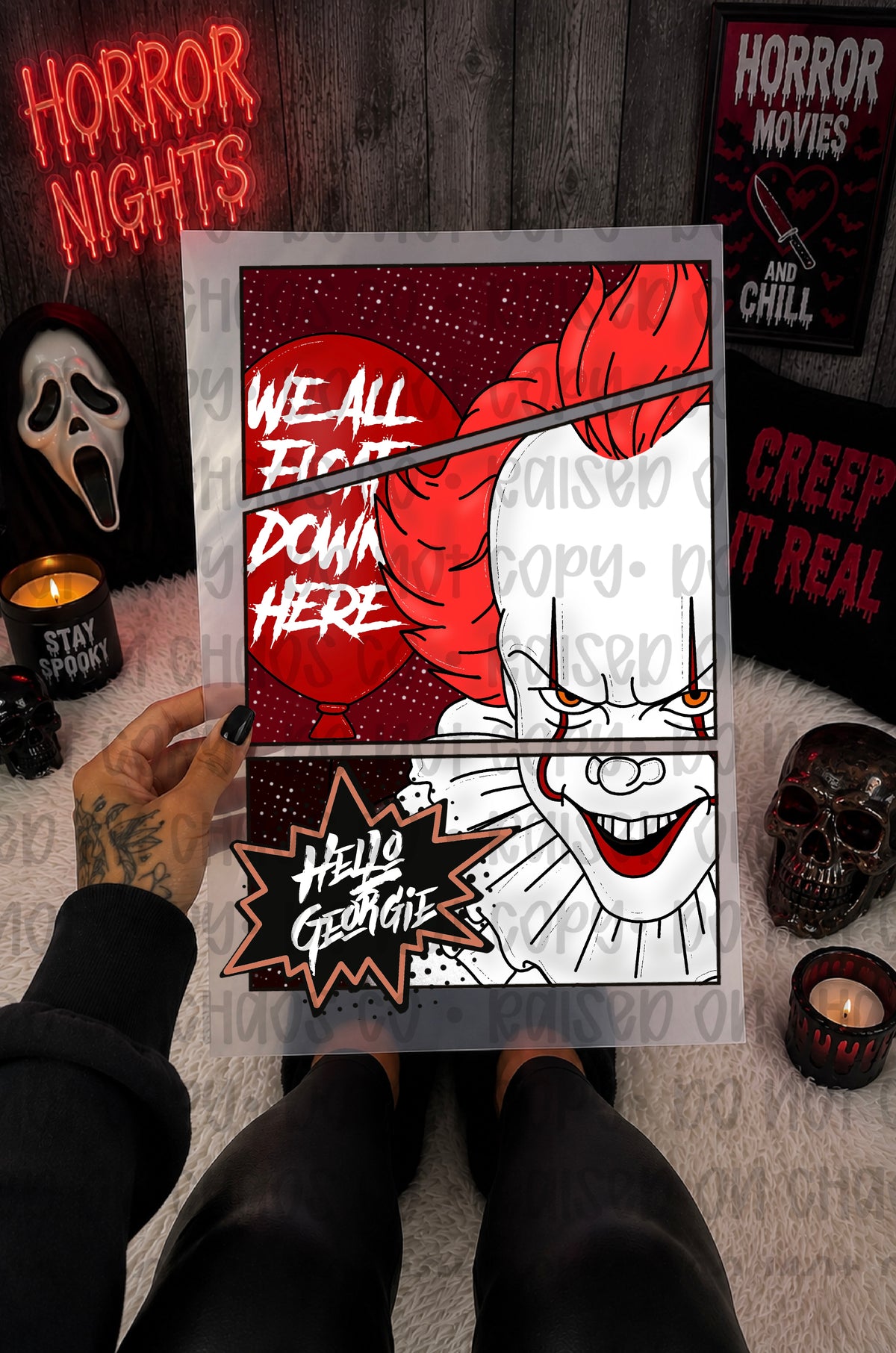 We All Float Down Here DTF Transfer