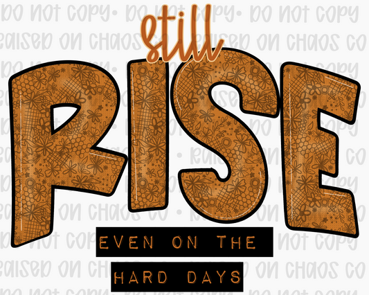 Still Rise Orange Digital Download