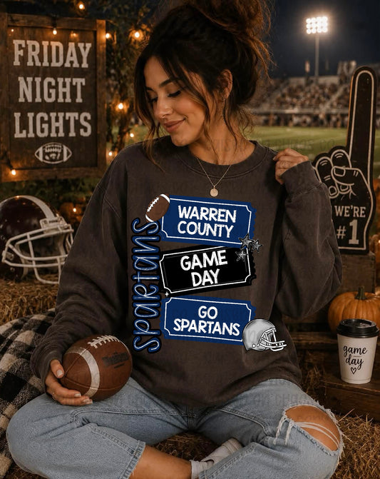 School Game Ticket Spartans - Digital Download