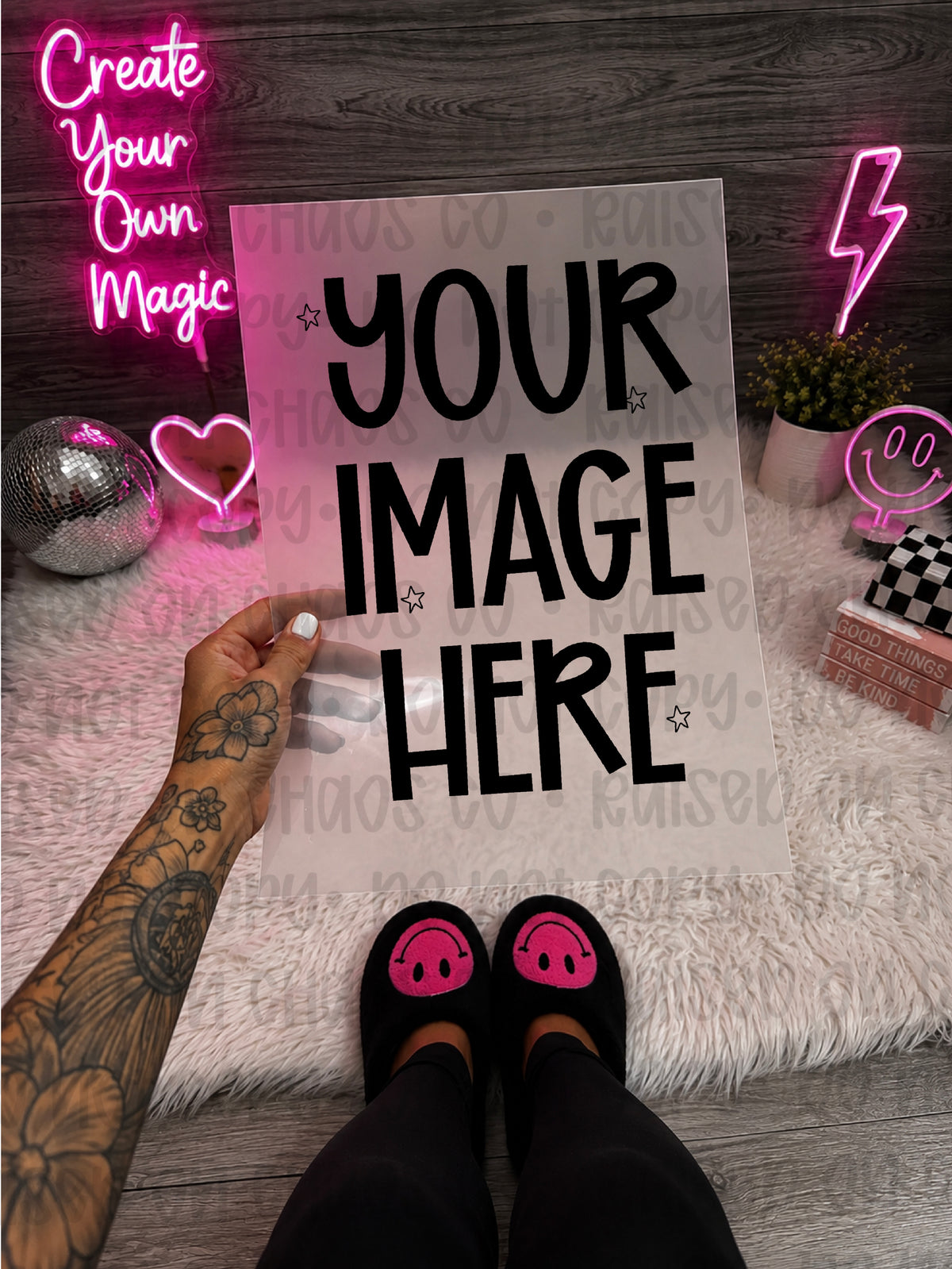 Motivational DTF Film Mock-up