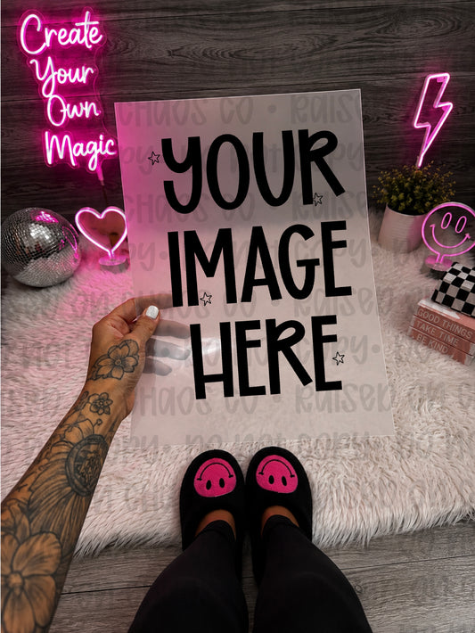 Motivational DTF Film Mock-up