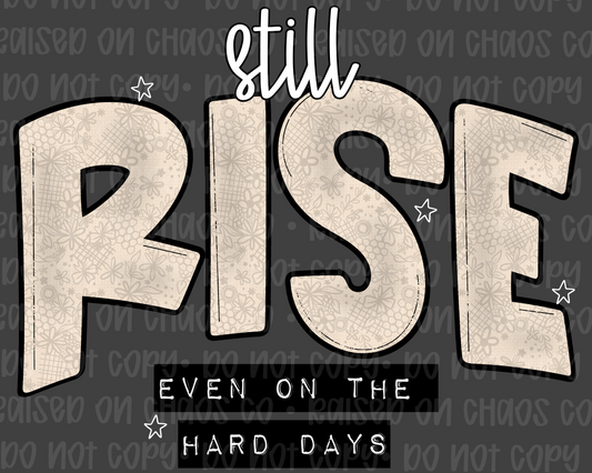 Still Rise White Digital Download