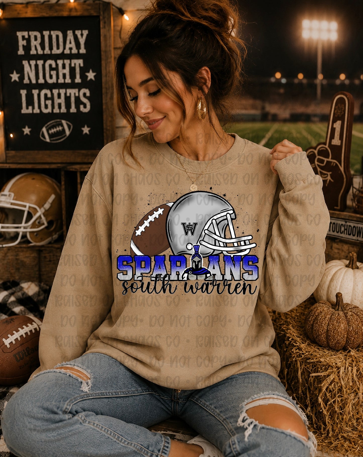 School Spartans SW Football - Digital Download