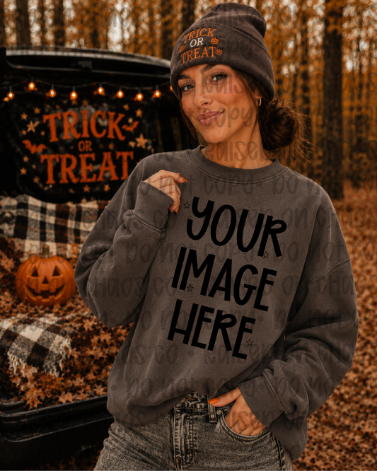Fall Themed Sweatshirt Mock-up- Pepper