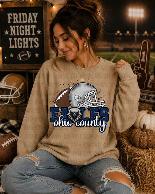 School Eagles OC Football - Digital Download