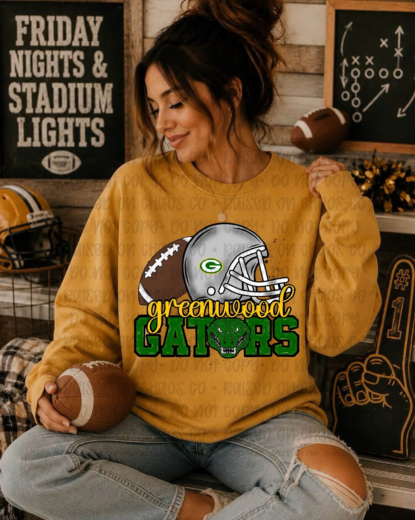 School Gators GG Football - Digital Download