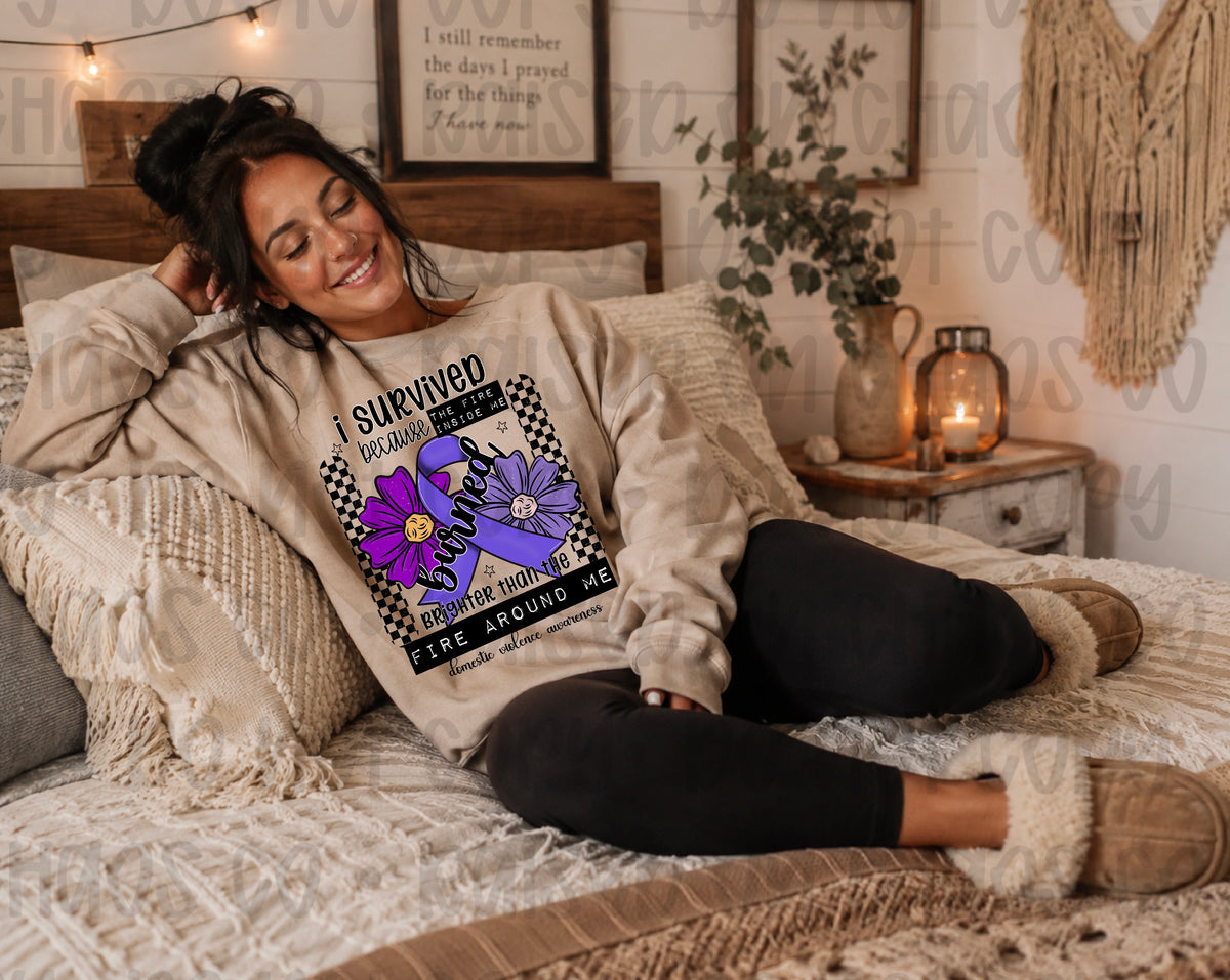 I Survived Domestic Violence Awareness Digital Download