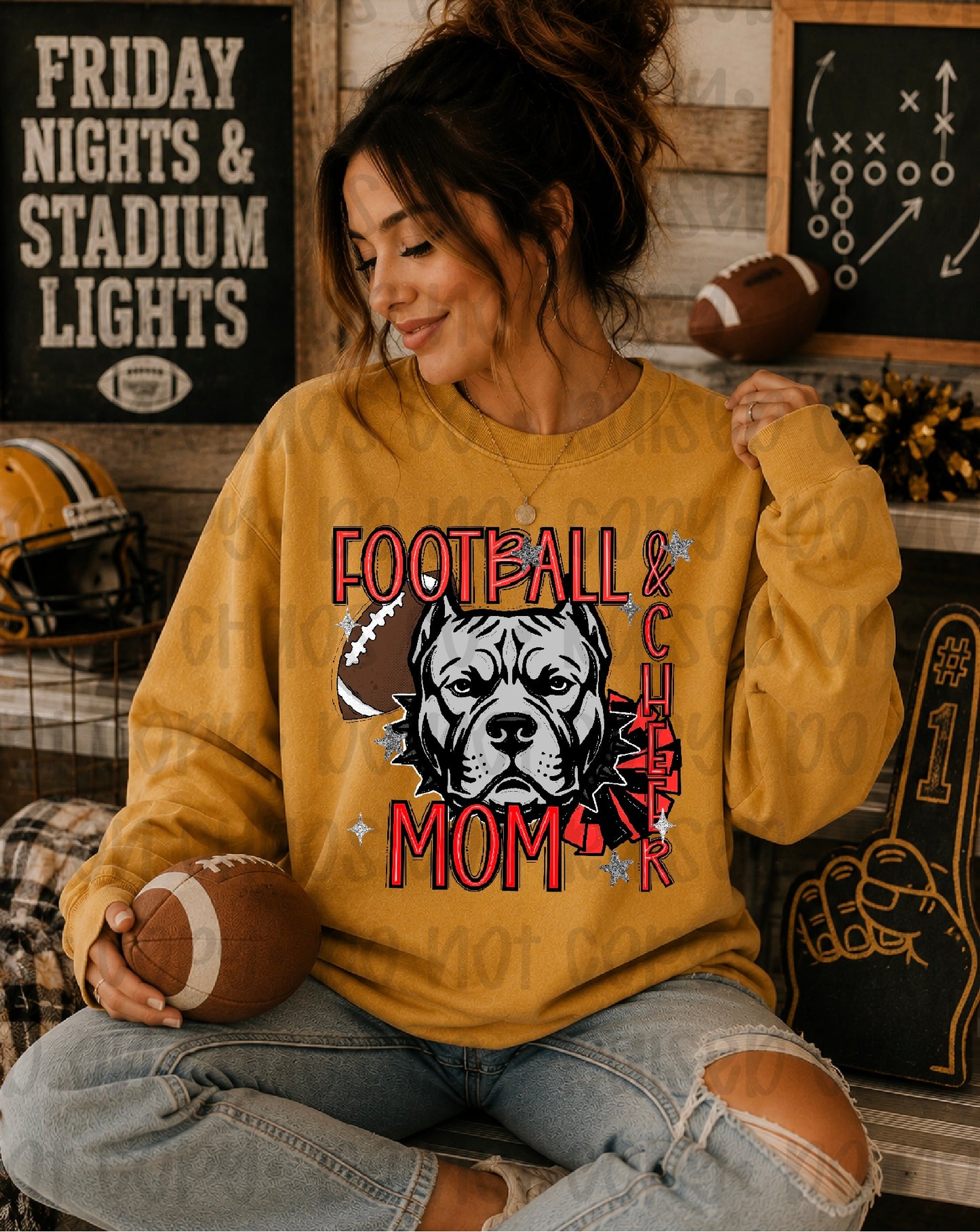 Football & Cheer Mom Bullies School Digital Download
