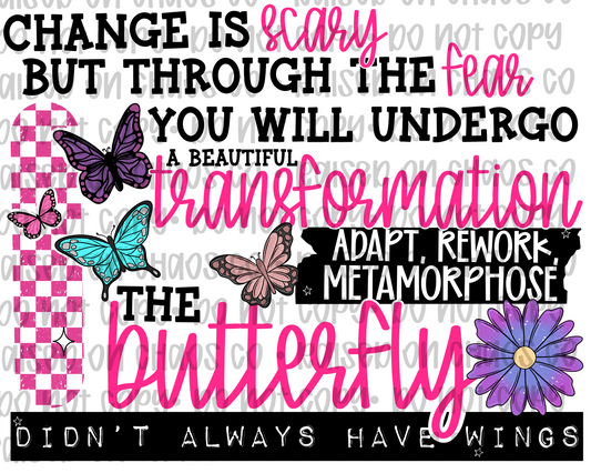 The Butterfly Motivational Digital Download