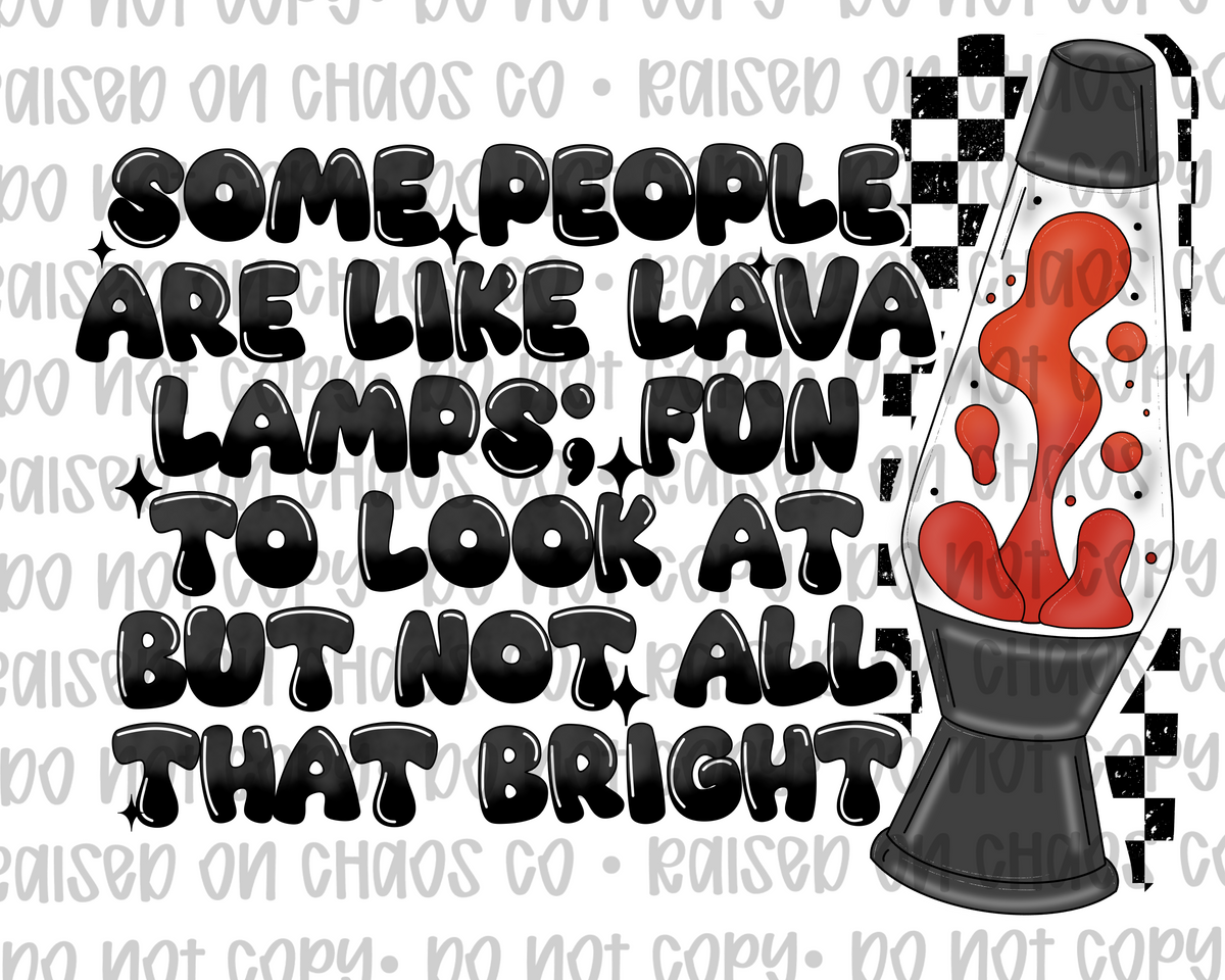 Lava Lamp Digital Download- Gray/Black